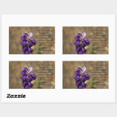 Revelatie 21:4 rechthoekige sticker (Vel)