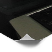 Revelatie 3:20 met gebeende kat poster (Hoek)