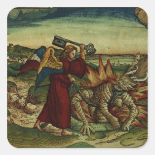 Revelatie Vierkante Sticker