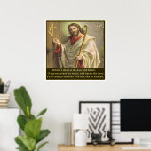Revelaties 3:20 poster (Thuiskantoor)