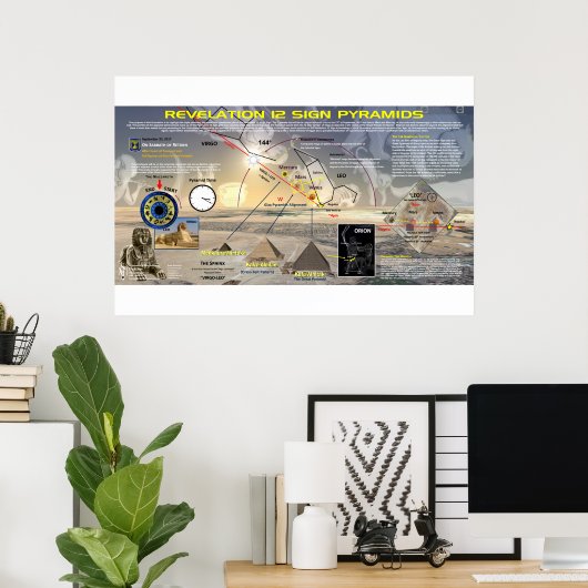 Revelation 12 Sign - Great Pyramid Alignment Poster (Thuiskantoor)
