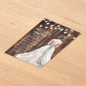 Revelation 21:2 Bridal Shower Invitation Acryl Uitnodigingen (Laagn)