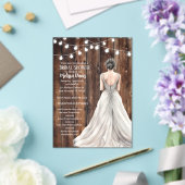 Revelation 21:2 Bridal Shower Invitation Acryl Uitnodigingen (Insitu (Huwelijk))