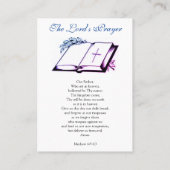 Revelation 21:4 - Prayer Card (flat) Visitekaartje (Achterkant)