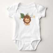 Revelation 5:5 Lion of Judah Baby Bodysuit (Voorkant)