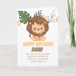 Revelation 5:5 Lion of Judah Christian Greetings Kaart