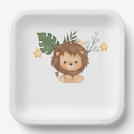 Revelation 5:5 Lion of Judah paper plates Papieren Bordje