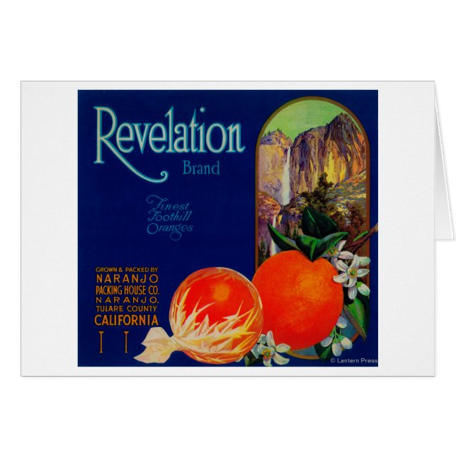 Revelation Oranje LabelNaranjo, CA (Voorkant Horizontaal)