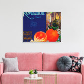 Revelation Oranje LabelNaranjo, CA Canvas Afdruk (Insitu (Woonkamer))