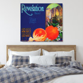 Revelation Oranje LabelNaranjo, CA Canvas Afdruk (Insitu (Slaapkamer))