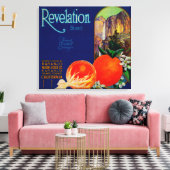 Revelation Oranje LabelNaranjo, CA Canvas Afdruk (Insitu (Woonkamer))