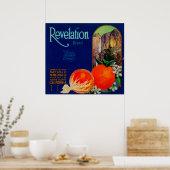 Revelation Oranje LabelNaranjo, CA Poster (Keuken)