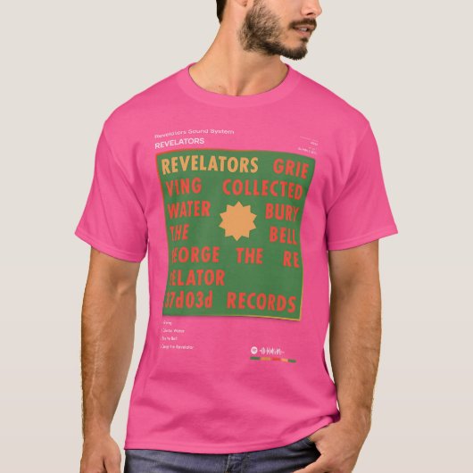 Revelators Sound System - Revelators Tracklist Alb T-shirt (Voorkant)