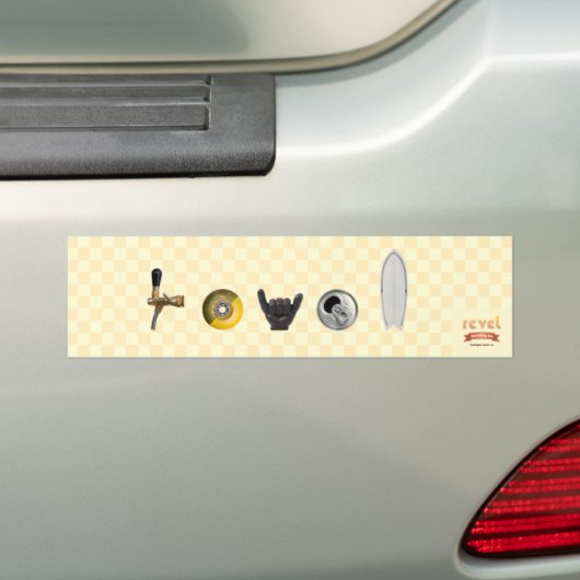 revelbrouwerij bumper bumpersticker (Op auto)