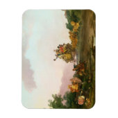 Revelers on a Coach, c.1785-90 (olie op canvas) Magneet (Verticaal)