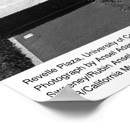Revelle Plaza, UC San Diego, 1966 Poster (Hoek)