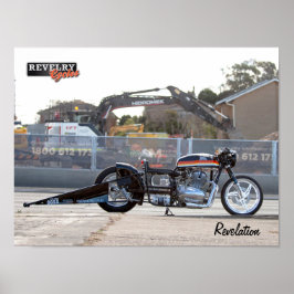 Revelry Racing Revelation Drag Bike Poster