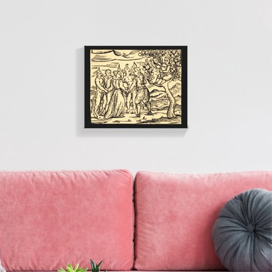 Revelry van Satan en Heksen 8x10 Canvas Afdruk (Insitu (Woonkamer))