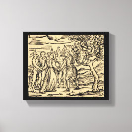 Revelry van Satan en Heksen 8x10 Canvas Afdruk