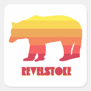 Revelstoke Beer Vierkante Sticker