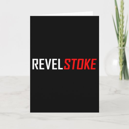 Revelstoke, Brits-Columbia Kaart (Voorkant)