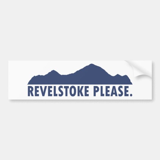 Revelstoke Bumpersticker (Voorkant)