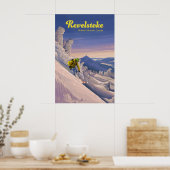 Revelstoke Canada Ski Resort Reisposter Poster (Keuken)