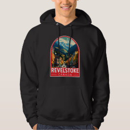 Revelstoke Canada Travel Art Vintage Hoodie