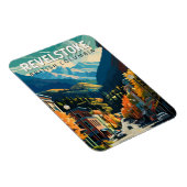 Revelstoke Canada Travel Art Vintage Magneet (Rechterzijde)