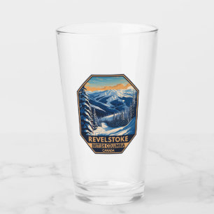 Revelstoke Canada Winter Vintage Glas