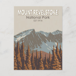  Revelstoke National Park Travel Art monteren Briefkaart