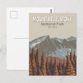 Revelstoke National Park Travel Art monteren Briefkaart (Voorkant / Achterkant)