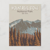 Revelstoke National Park Travel Art monteren Briefkaart (Voorkant)
