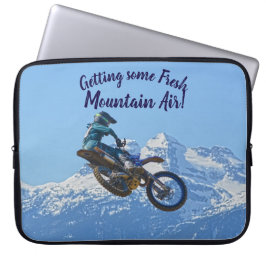 Revelstoke Ride - MotoX Racing in British Columbia Laptop Sleeve