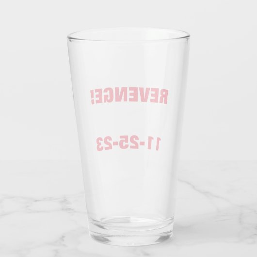 REVENGE Glass Cup Glas (Achterkant)