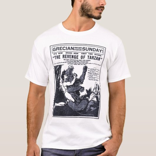 "Revenge of Tarzan" 1920 film en T-shirt (Voorkant)