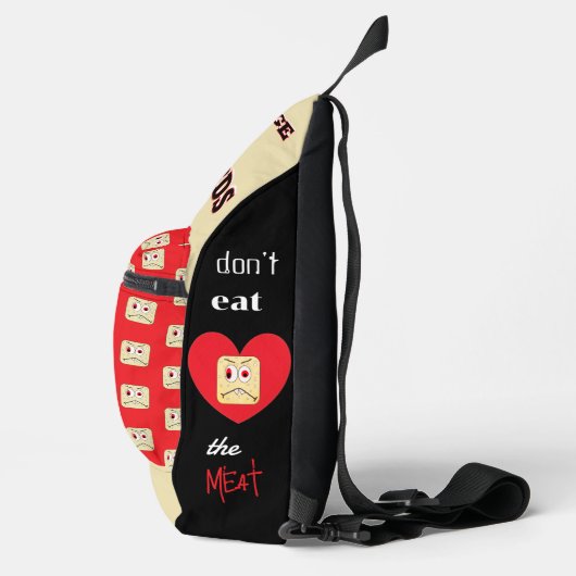 Revenge of the Curds Print Cut Sew Bag Sling Bag (Rechts)