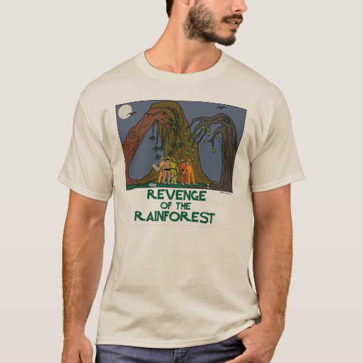 Revenge of the Rainforest redt planten T-shirt (Voorkant)