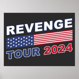 Revenge Tour 2024: Pro-Trump Politieke Inspiratie Poster