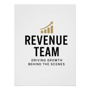 Revenue Team – Het stimuleren van groei achter de  Perfect Poster