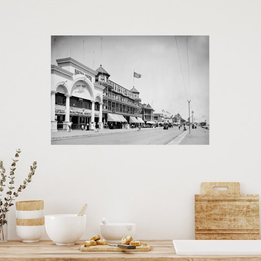 Revere Beach, Massachusetts, 1905 Poster (Keuken)