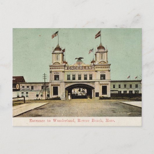  Revere Beach, Massachusetts Briefkaart (Voorkant)