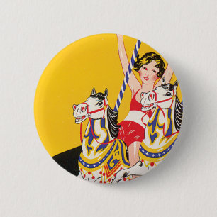 Revere Beach zondag Ronde Button 5,7 Cm