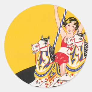 Revere Beach zondag Ronde Sticker