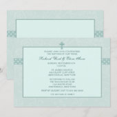 Revered Paisley Religieuze Uitnodiging (Voorkant / Achterkant)