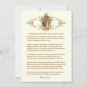 Reverence for Our Lord op Wedding Mass Guidelines Aankondiging (Voorkant)