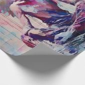 Reverence & Sunrise, Guardian Angel Paper Collage Cadeaupapier (Hoek)