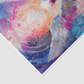 Reverence & Sunrise, Guardian Angel Paper Collage Tissuepapier (Detail)