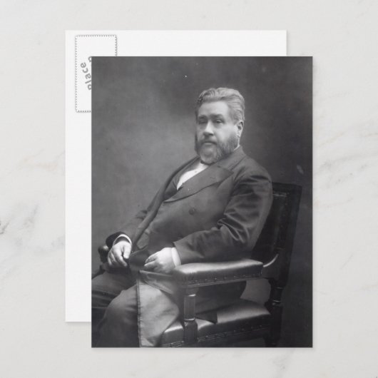 Reverend Charles Haddon Spurgeon Briefkaart (Voorkant / Achterkant)