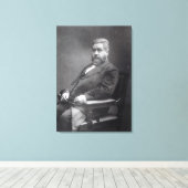 Reverend Charles Haddon Spurgeon Canvas Afdruk (Insitu (Houten vloer))